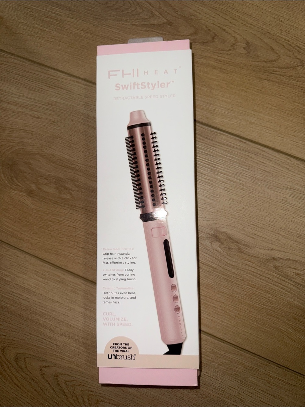 FHI heat SwiftStyler Retractable Speed Styler - Pink Brand new